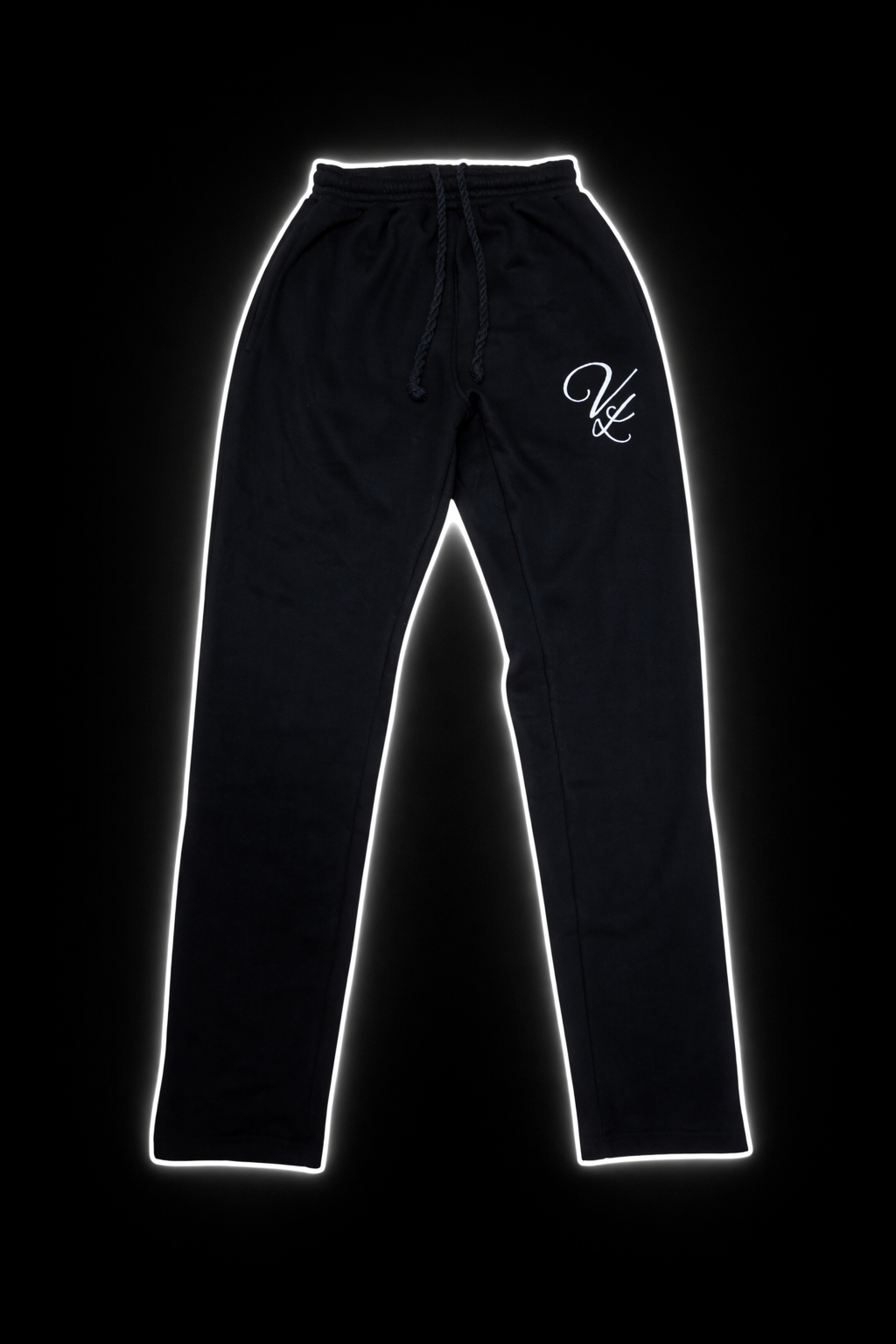 BLACK I FLARED JOGGERS