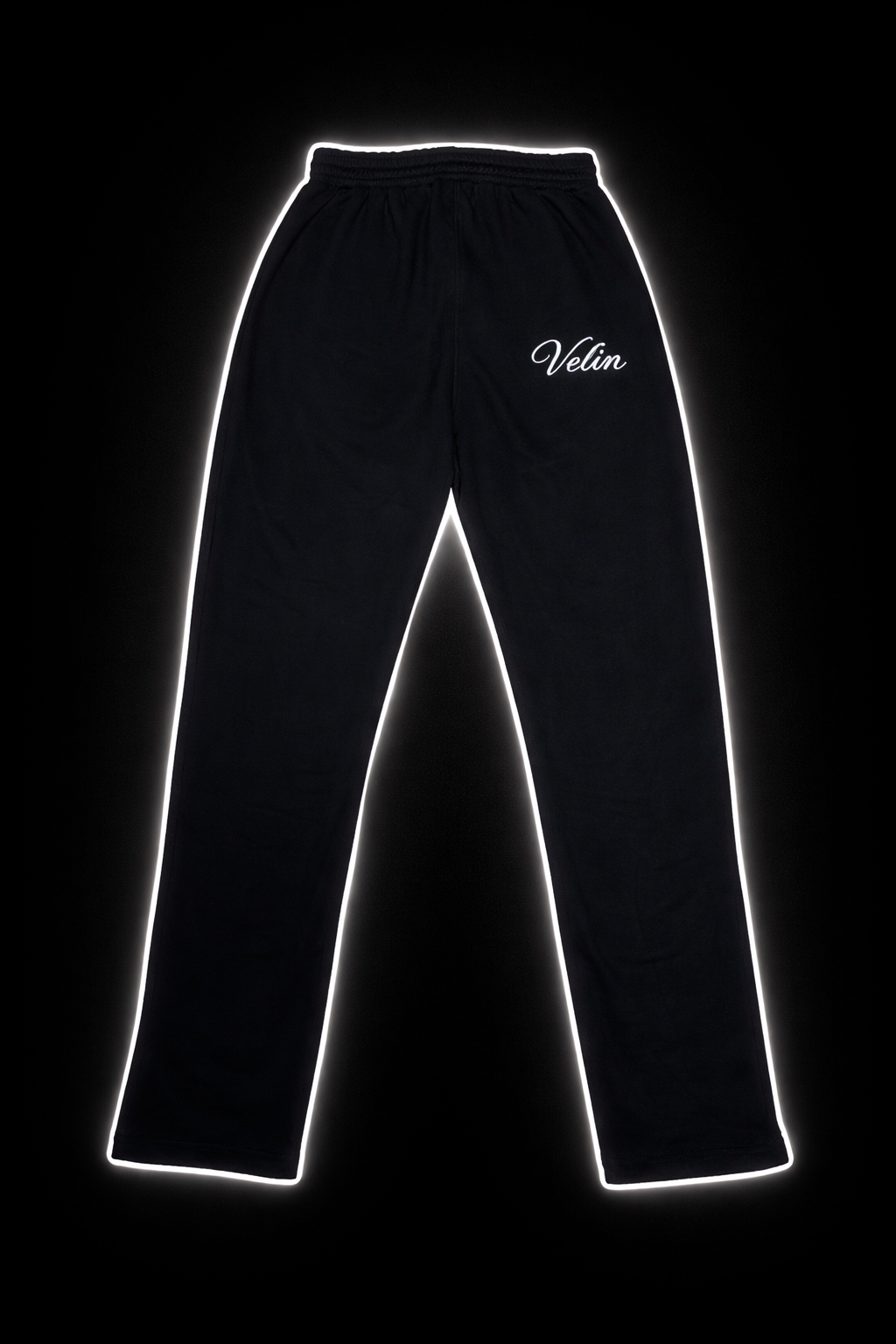 BLACK I FLARED JOGGERS